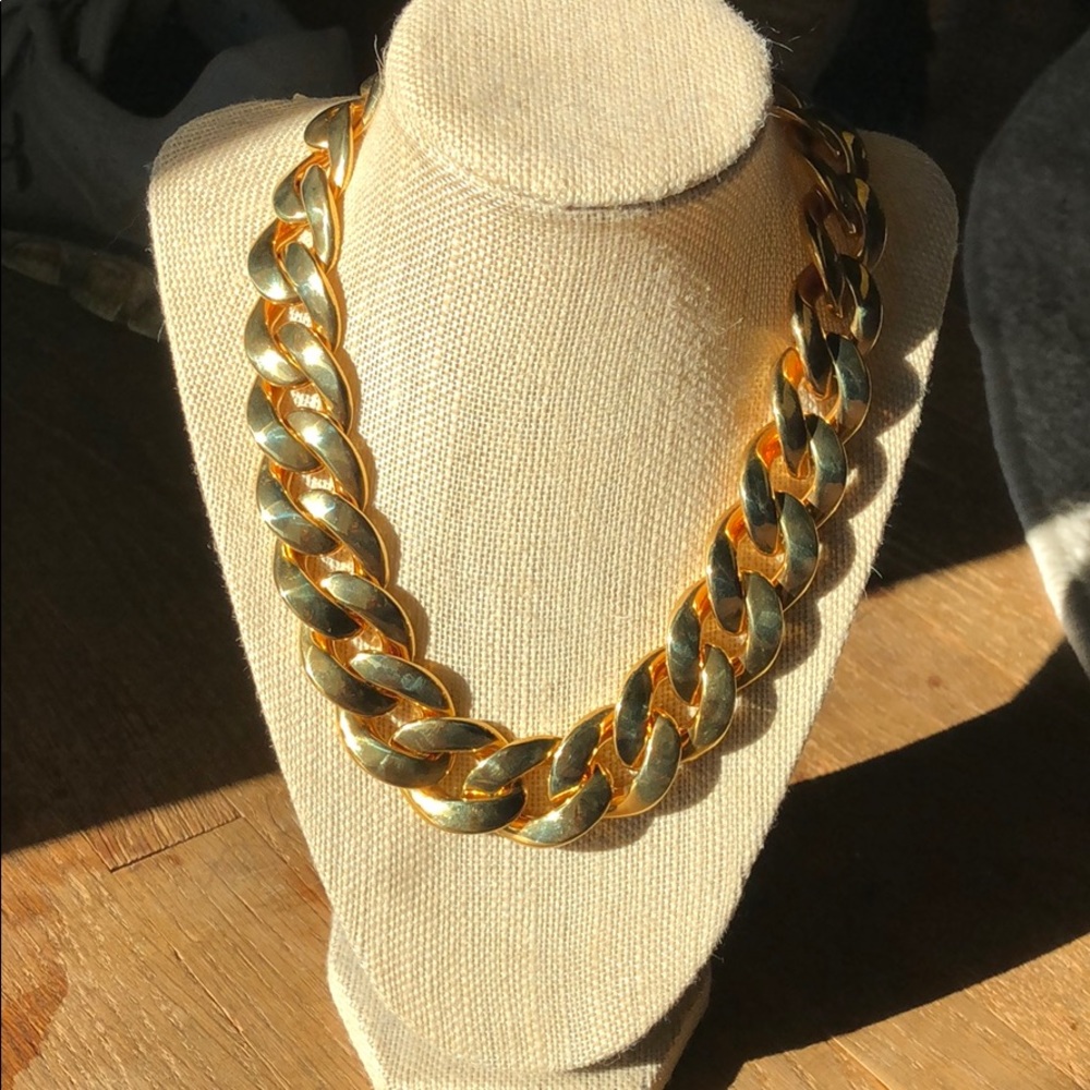 Michael Kors gold chain link necklace
